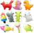 Cute Animal Designs Soft Dog Squeaky Toys (Pack of 20) for Small and Medium Dogs