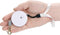 Retractable Dog Leash for Small Dogs Cats up to 11lbs, 6.5ft Anti-Pull Nylon Tape, White Round