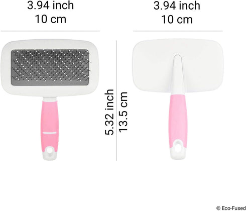 Slicker Brush and Nail Clippers for Dogs, Cats, Essential Grooming Tools for Claw Care and Trimming