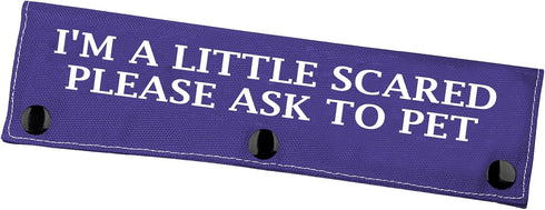 Nervous Dog Leash Sleeve, A Little Scared Please Ask to Pet Leash Wrap, Social Distancing Gift