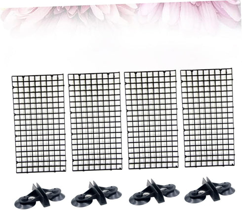 Fish Tank Separator Grid, 1 Set Aquarium Divider Panels, Spliced Lattice Plate for Betta Aquarium Supplies