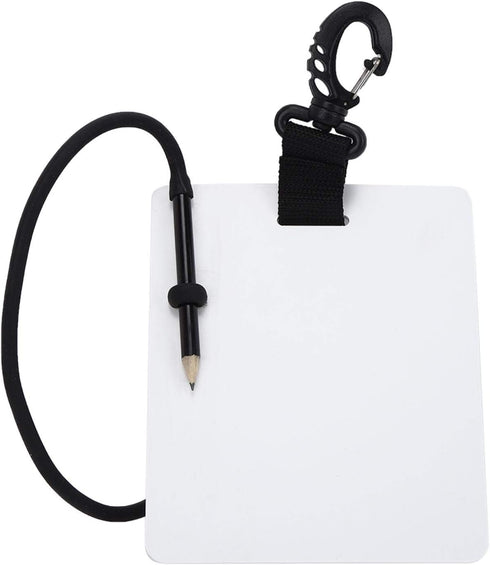 Underwater Writing Slate, Plastic Handwriting Plate Notebook Gear Board with Replaceable Pencil for Diving Communication