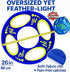 Giant Flying Disc, Soft & Foldable, Floats in Air - Outdoor Play & Family Fun for Kids