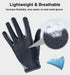 SUJAYU Full Finger Hiking & Cycling Gloves - Thin Gloves for Men & Women - UV Protection, Great for Adult Bikes
