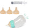 Doggiema Puppy Bottles,Silicone Feeding Nipple and Syringes for All Breed of Puppies