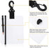 Tbest Diving Slate, Underwater Writing Slate Board with Swivel Clip and Pencil