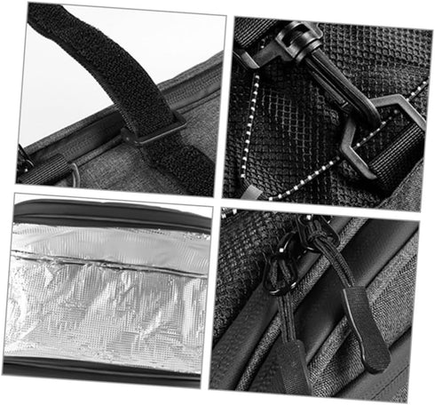 BESPORTBLE Bike Seat Pouch Rear Storage Bag for Capacity Saddle Bag Reflective Strips for Riding for Tools Gadgets
