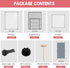 20 48" 24" 16" Panels Small Animals Playpen, x x Transparent Pet Playpen with Waterproof Mat,Portable Plastic Enclosure