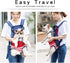 Dog Carrier Backpack, Pet Front Carrier for Small Medium Dogs, Hands-Free Cat Backpack Carrier