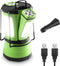 LE LED Camping Lantern Rechargeable, 600LM, Detachable Flashlight, USB Cable & Car Charger Included