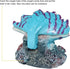 Abnaok Aquarium Shell Decoration - Tropical Clam Live-Action Ornament for Fish Tank Aerating and Oxygenated Decoration
