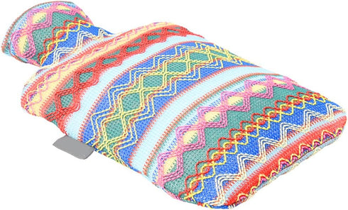 MOAIYU Indian Ethnic Winter Hot Water Bottle Warm Hand Bag for Back Neck Waist Hand