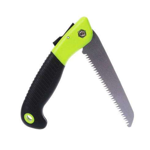 HME Hunter's Combo Pack - 7" Folding Pocket Hand Saw & Heavy-Duty Ratchet Shears for Camping & Hiking