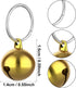 Pet Bells for Dog Cat Collar, Pet Pendant Accessories Stainless Steel, 24 Sets of Anti-Lost Training Bells for Collars, Suitable for Pet Pendant Accessories 0.55Inch