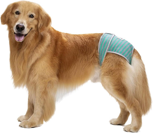 3 Pack Reusable Dog Diapers Female Large Medium Breed, Female Dog Diapers for Heat, Incontinence,Doggie Diapers