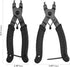 Oumers 2 in 1 Bike Master Link Plier Tool, Bicycle Chain Quick Link Opener-Closer Remover for All Speed Chain Repair
