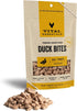 Freeze Dried Raw Whole Animal Dog Treats, Duck Bites, 2 oz: Vital Essentials
