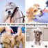 ASOCEA Dog Grooming Extension Strap, Adjustable Nylon Bathing Restraint Band with 5D-Rings, Quick Release, 2 Pack