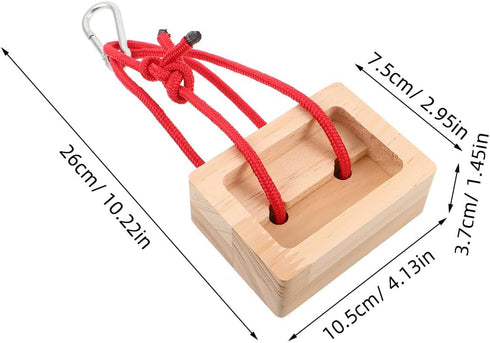 2Pcs Portable Hangrboard Rock Climbing | Professional Climbing Boards for Finger Bouldering | Wooden Hangboard