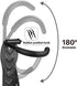 Flexzion Bike Rack Wall Mount 2 Pack - Heavy Duty Bicycle Hanger Storage System for Indoor Use