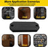 WEDNBR 56 lbs Gun Magnet .Magnetic Mount for Car, Truck, Desks, Safes&Walls, Indoor Racks,HQ Rubber Coating,Concealed