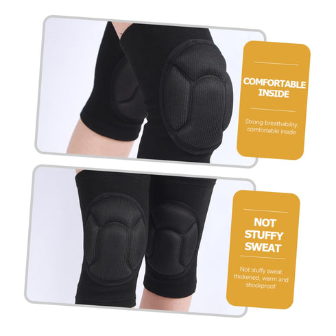 Protective Knee Pads for Basketball, Crash Pad Snowboarding Gear, Soft Knee Protector for Work