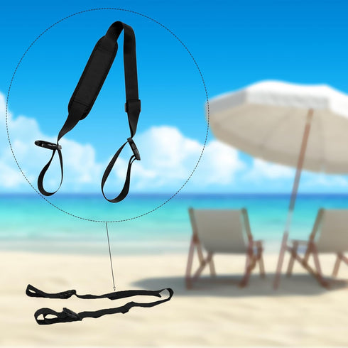 Generic 3 Backpack Backpacking Pcs Carry Strap for Camping Beach Chair Folding Chair Adjustable Beach Chair Straps