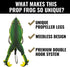 LUNKERHUNT Frog Bait for Bass Fishing, Soft Hollow Body Weedless Frog Lure with Sharp Hooks