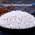HOT SEAL 1.9 LB White Aquarium Gravel Pebbles - Natural Decorative Substrate for Fish Tanks