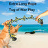 6 Knot 2 Pack 3.6 Feet Giant Large Dog Chew Rope Toy for Aggressive Chewer Tug of War
