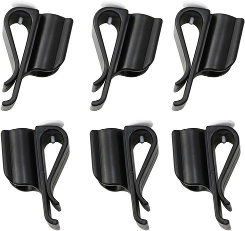 Golf Bag Clips for Clubs, Putter Clip for Black Golf Bag, Golf Club Bag Clip Accessories - 6PCS