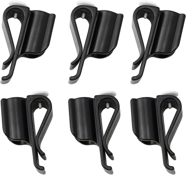 Golf Bag Clips for Clubs, Putter Clip for Black Golf Bag, Golf Club Bag Clip Accessories - 6PCS