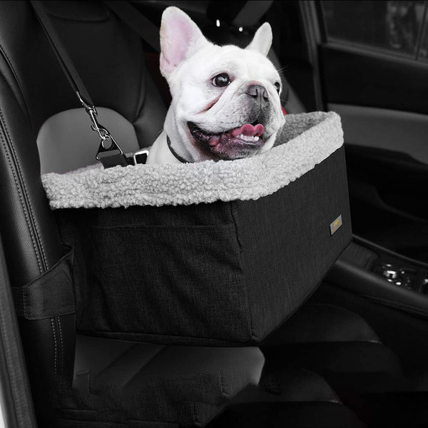 Dog Car Seats for Small Dogs, Upgrade Booster Seat with Metal Frame for Pets up to 20lbs