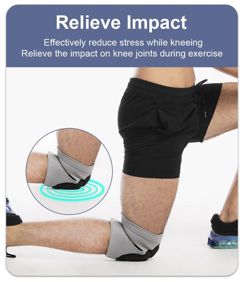 Knee Pads for Women & Men, Soft Knee Protectors for Dance, Volleyball, Wrestling, Snowboarding, Work (Small, Black)