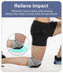 Knee Pads for Women & Men, Dance Volleyball Wrestling Gear, Soft Knee Protectors for Work (Medium, Black)