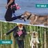 PetAmi Dog Fanny Pack, Treat Pouch for Walking and Training, Water Bottle Holder, Pink
