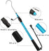 SANLIKE Telescopic Fish Gaff with Stainless Sea Fishing Spear Hook Tackle, Soft Handle Aluminum Alloy Pole for