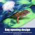 Adjustable Bearded Dragon Sling Carrier, Velvet Lizard Leash Harness for Outdoor Travel