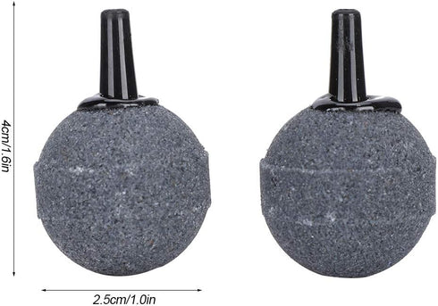 Aquarium Bubble Stone, 6 PCS Air Stone Bubble Ball Shape 25mm Air Stone Mineral Bubble Diffuser Airstones for Aquarium Fish