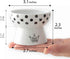 Necoichi Raised Stress Free Cat Food Bowl, Elevated, Dishwasher and Microwave Safe, Cat Dots, Mini