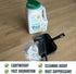 1 5 Zorbent Pet Accident Cleanup Odor Remover for Dog & Cat Messes. Absorbs Gallon. Pet-Safe Cleaner for Urine, Vomit
