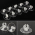 10 Pcs Aquarium Suction Cups, Reusable Clips with Ultra Strong Suction Force for Airline Tubing/Hose (Clear)