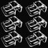 6 pcs Aquarium Lid Clips, Rimless Fish Tank Top Cover Support Holder