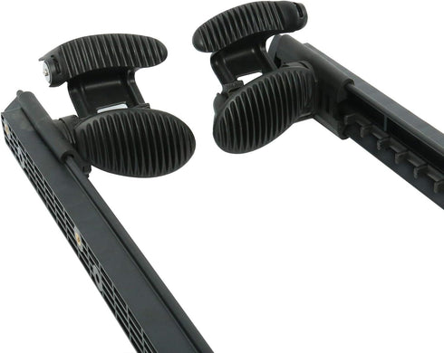 NovelBee Adjustable Locking Foot Braces Pedals for Kayak Boat Direction Control (Left and Right)