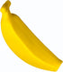 Latex Dog Squeaky Chew Toy, Banana, 5.11"