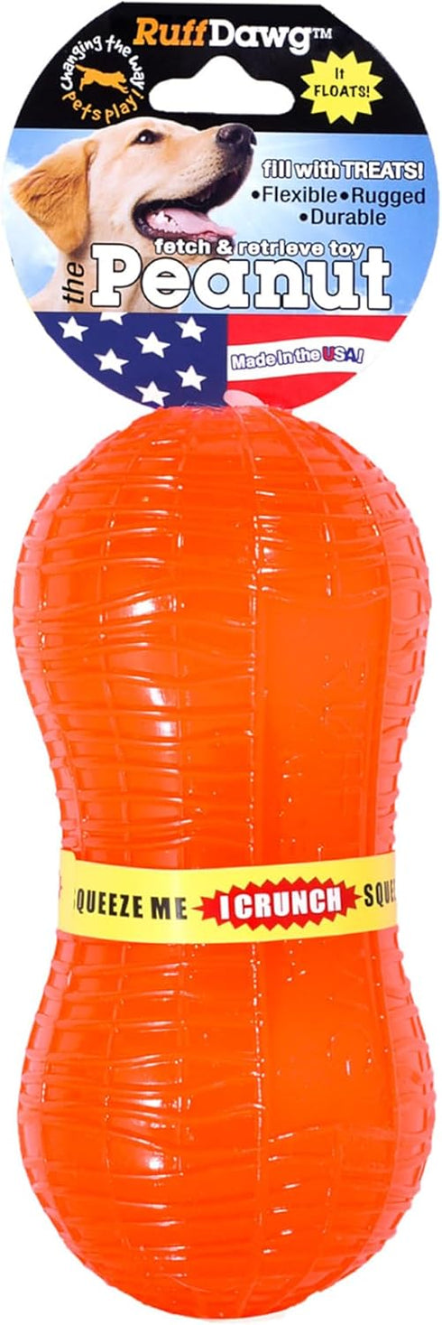 Ruff Dawg Peanut Crunch – Floating, Bouncy Fetch Toy for Medium to Large Dogs, Interactive for Outdoor Play