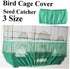 Housoutil Adjustable Bird Cage Net, Nylon Catcher Cover, Protector for Bird Cages, Elastic Bird Cage Skirt Guard