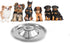 Puppy Bowls for Litter, 2 Stainless Steel Puppy Feeding Bowls, 11.5'' Food Feeding Weaning Bowl for Small Medium Pets