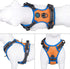 PHOEPET 2019 No Pull Dog Harness for Small Dogs, Reflective Adjustable Vest with Handle, Orange (S)