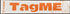 TagME Reflective Nylon Dog Collars - Adjustable Classic Pet Collar with Quick Release Buckle for Small Dogs, Orange